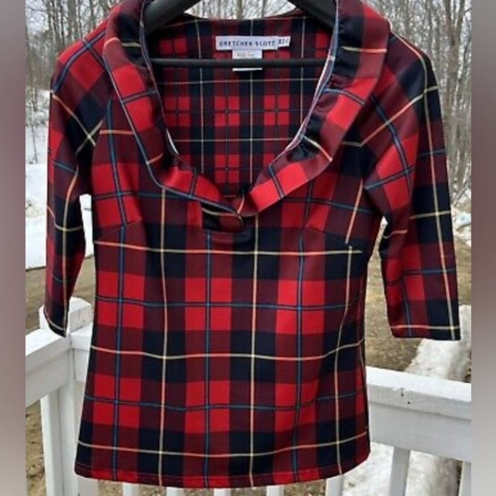 Gretchen Scott Goddess Blouse Size: 16